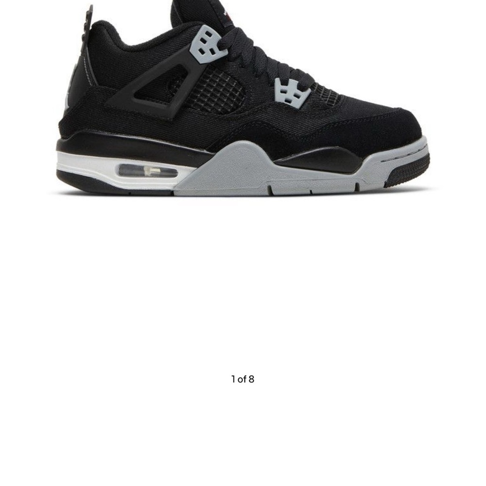 Jordan Black and Gray Sneakers with Nubuck Upper